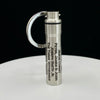 Stainless Steel LDS Oil Vial: Custom Engraved w/ Priesthood Line of Authority