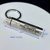 Stainless Steel LDS Oil Vial: Custom Engraved w/ Priesthood Line of Authority