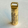 Block Font Line-of-Authority Vial