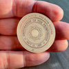 Line of Authority AND engraved reverse for only $20 more! (Emblem or American Eagle). 1oz .999 fine silver