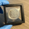 Line of Authority AND engraved reverse for only $20 more! (Emblem or American Eagle). 1oz .999 fine silver