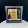 1oz. Bronze Bar w/ Custom engraved Priesthood Line of Authority. Symbolic chain-link border design. 50mmX30mm