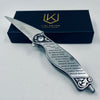 Combo Vial-Knife w/ Priesthood line of authority and Baroque Scrollwork throughout