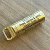 Block Font Line-of-Authority Vial